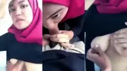 Bokep Ukhti Hijab Merah Crot di Mulut Video by RedTube