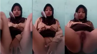 Daun Masih Muda Seragam Pramuka Omek di kelas Video by NoBokep