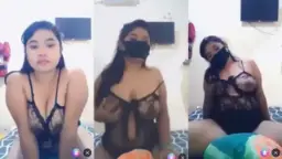 Tinna Lingerie Hitam Video by PornOne