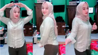 Melinda Hijab Joget Binal Godain Penonton Video by Tube8