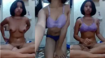 ABG Pakai BH dan CD di Rekam Video by TXXX