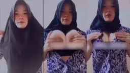 Ukhty Nabilah Hijab Toge Remas Toket Video by simontok