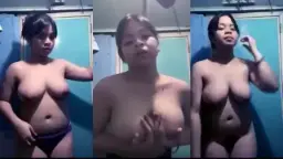 Viral Tiktoker Montok Mandi Video by KingBokep